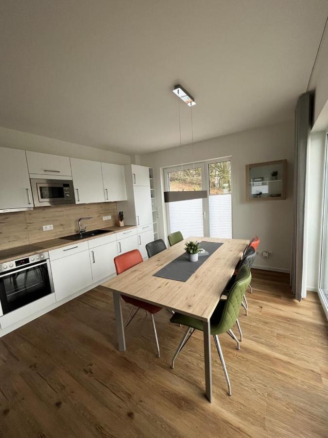 Diemelblick Acht - Ferienhaus Fuer 6 Personen Mit Sauna, Garten Und Dachterrasse Mit Panoramablick Heringhausen Eksteriør billede