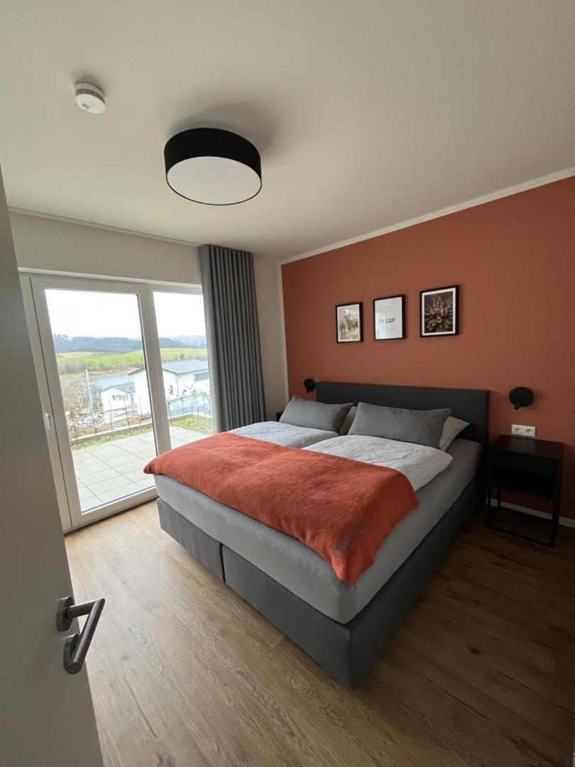 Diemelblick Acht - Ferienhaus Fuer 6 Personen Mit Sauna, Garten Und Dachterrasse Mit Panoramablick Heringhausen Eksteriør billede
